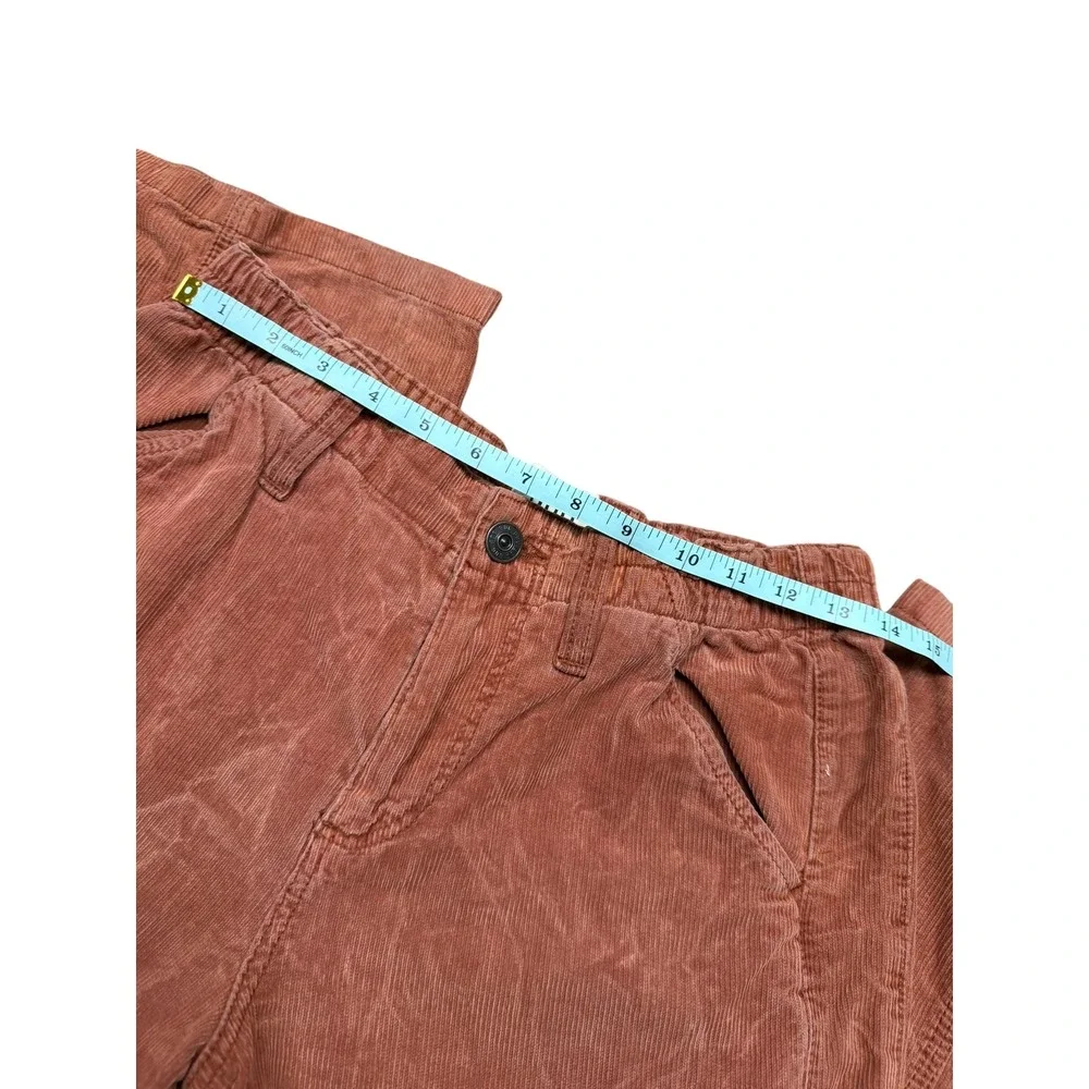 BDG Urban Outfitters Corduroy Cargo‎ Pants Rust Orange Wide Leg Women's Size S - Picture 8 of 12